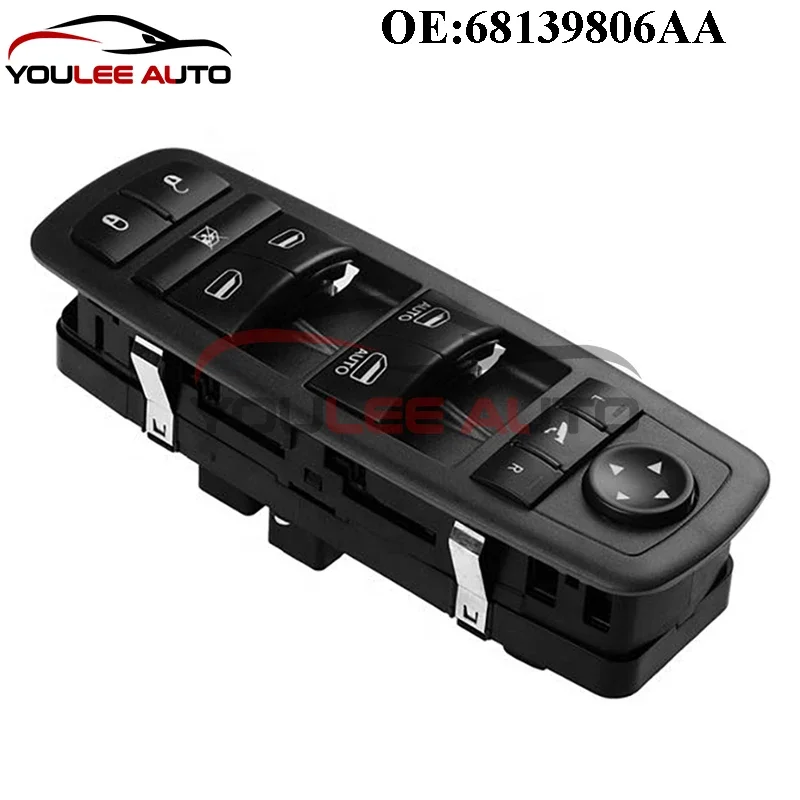 68139806AA 68139806AB 68139806AC 68139806AD Power Master Window Switch For Dodge Journey 14-19 Chrysler 300 13-15 Auto Parts