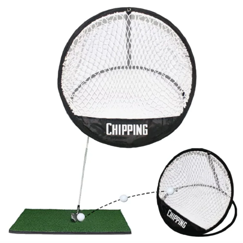 Golf Chipping Net Indoor/Outdoor Golf Practice Net Golfing Target Acessórios para a precisão do quintal e a prática do balanço