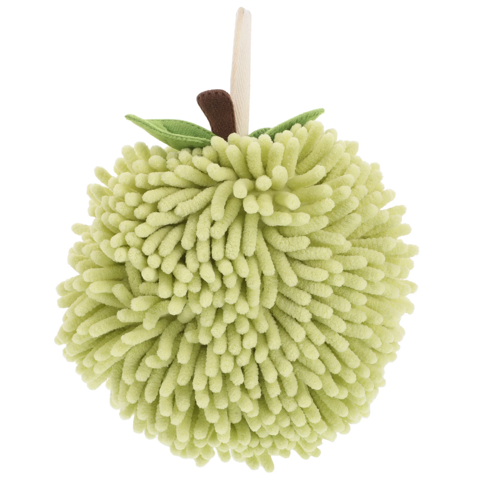 

Chenille Hand Towel Ball Soft Thick Absorbent Hanging Loop Kitchen Bathroom Cute Hand Drying Puff Decorative Towel