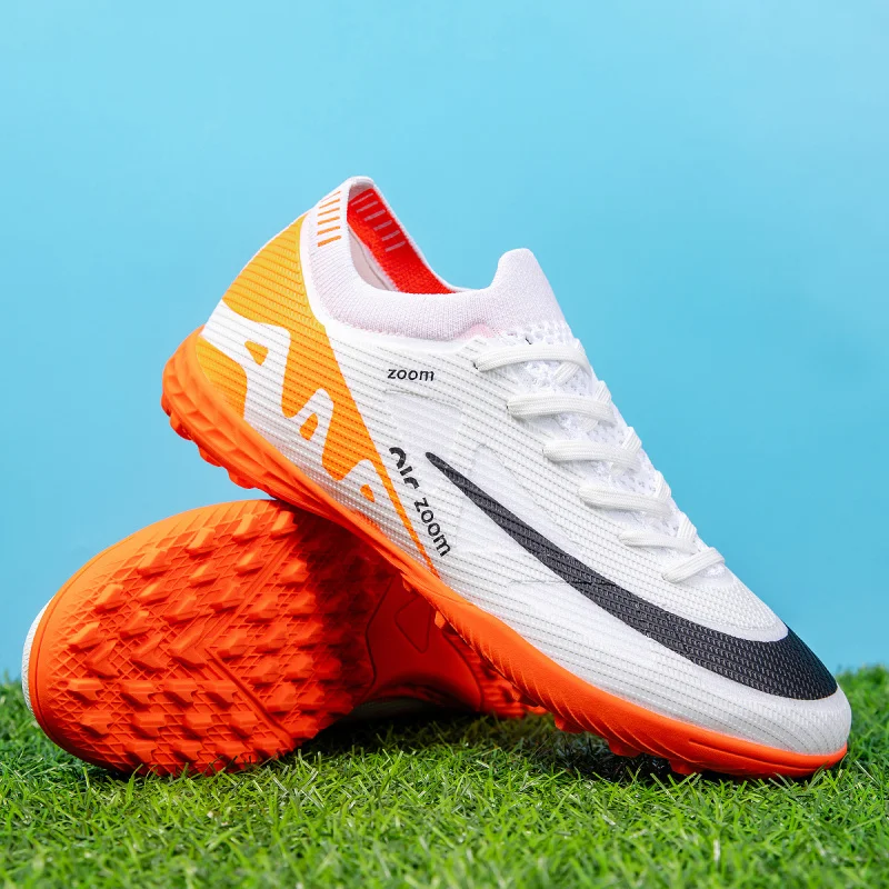 New2024Low-top Assassin Youth Training Long Spikes47Code Broken Spike Soccer Shoes