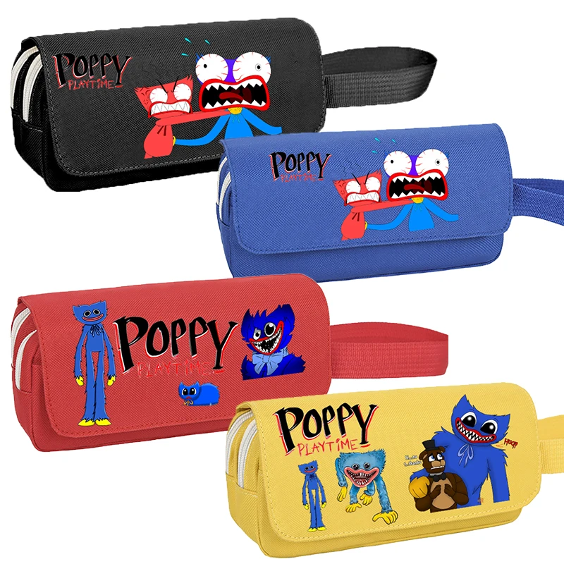 

Game Poppy Playtime Pencilcase Huggy Wuggy Pencil Bag Anime Cartoon Boy Girl Pen Case Student Stationery Pouch School Supplies
