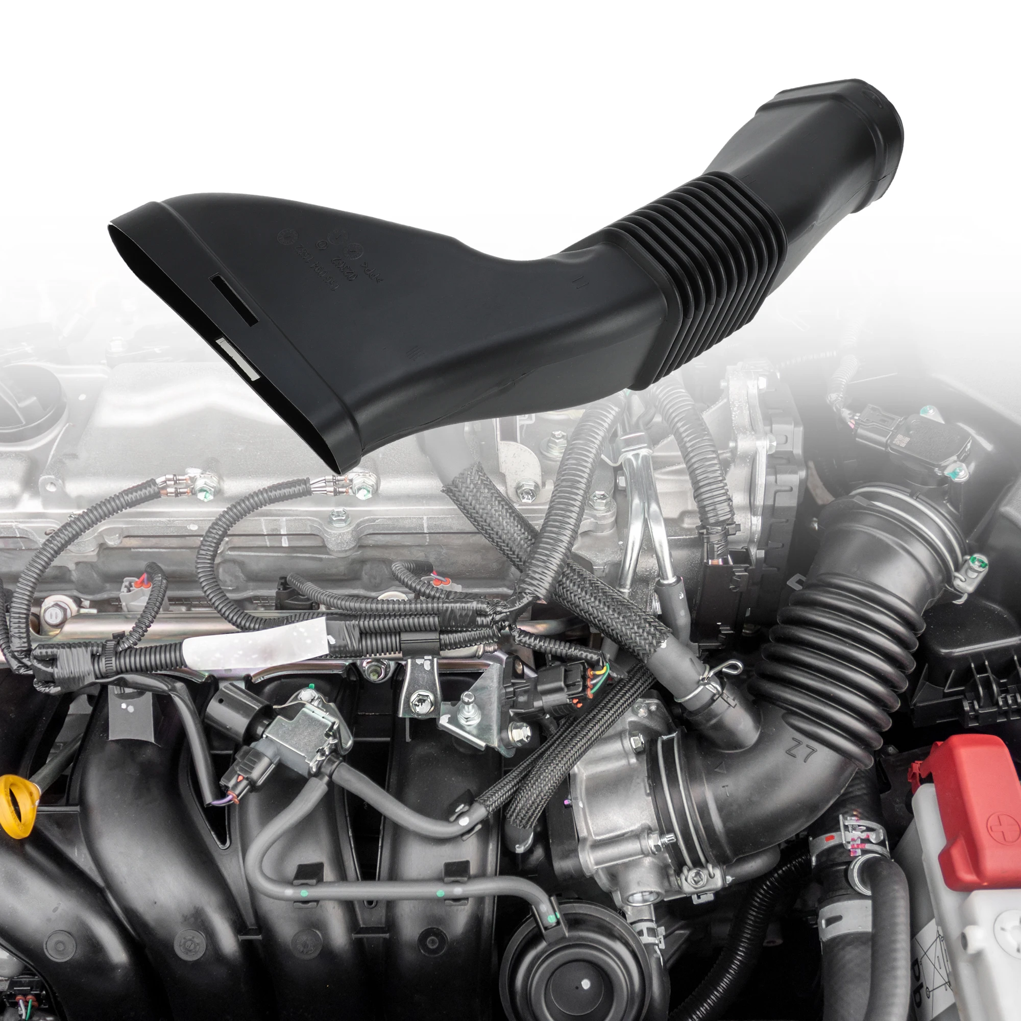 UXCELL Car Intake Hose Compatible for Mercedes-Benz C-Class C63 AMG W204 2008-2024, Air Intake Hose Black No.A1560941682