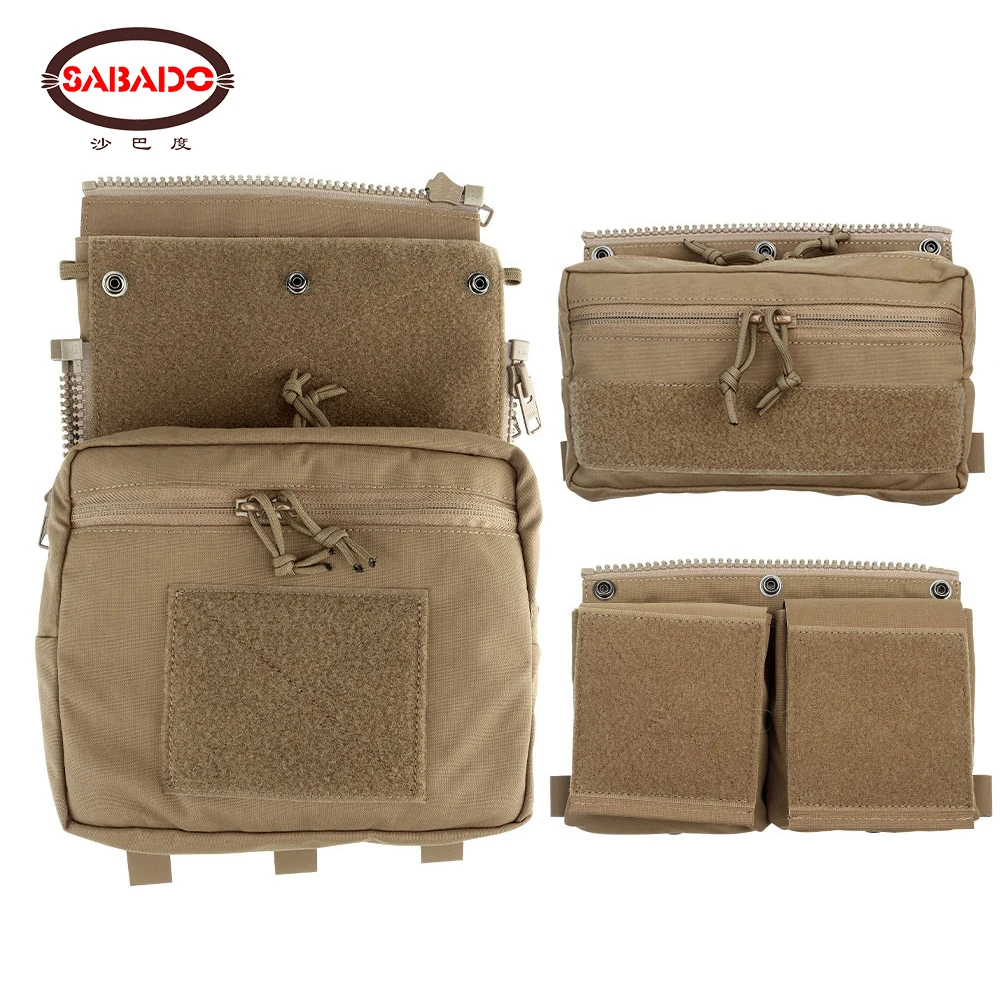 

Tactical LV119 Assault Back Panel Core With Back Panel Flash Bang Flap GP Flap #10 Zipper-on Hook Loop Hunting Vest Accessories