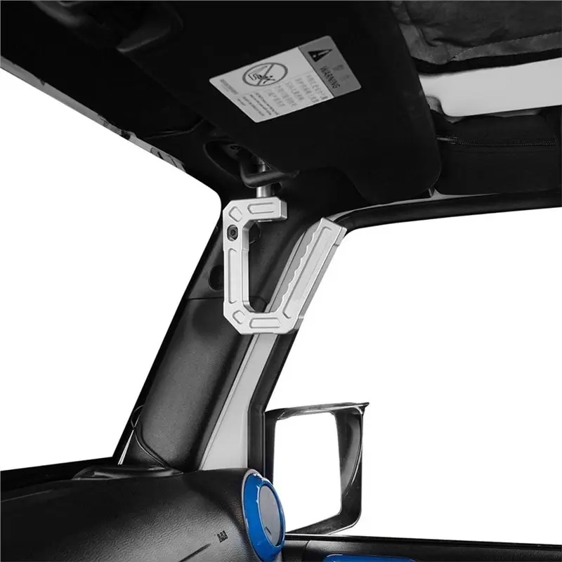 Aluminum Front Grab Handle Bar For Jeep JK Wrangler 07-18 Sport Sahara Rubicon 2/4 Door(Pair) Grip Bars