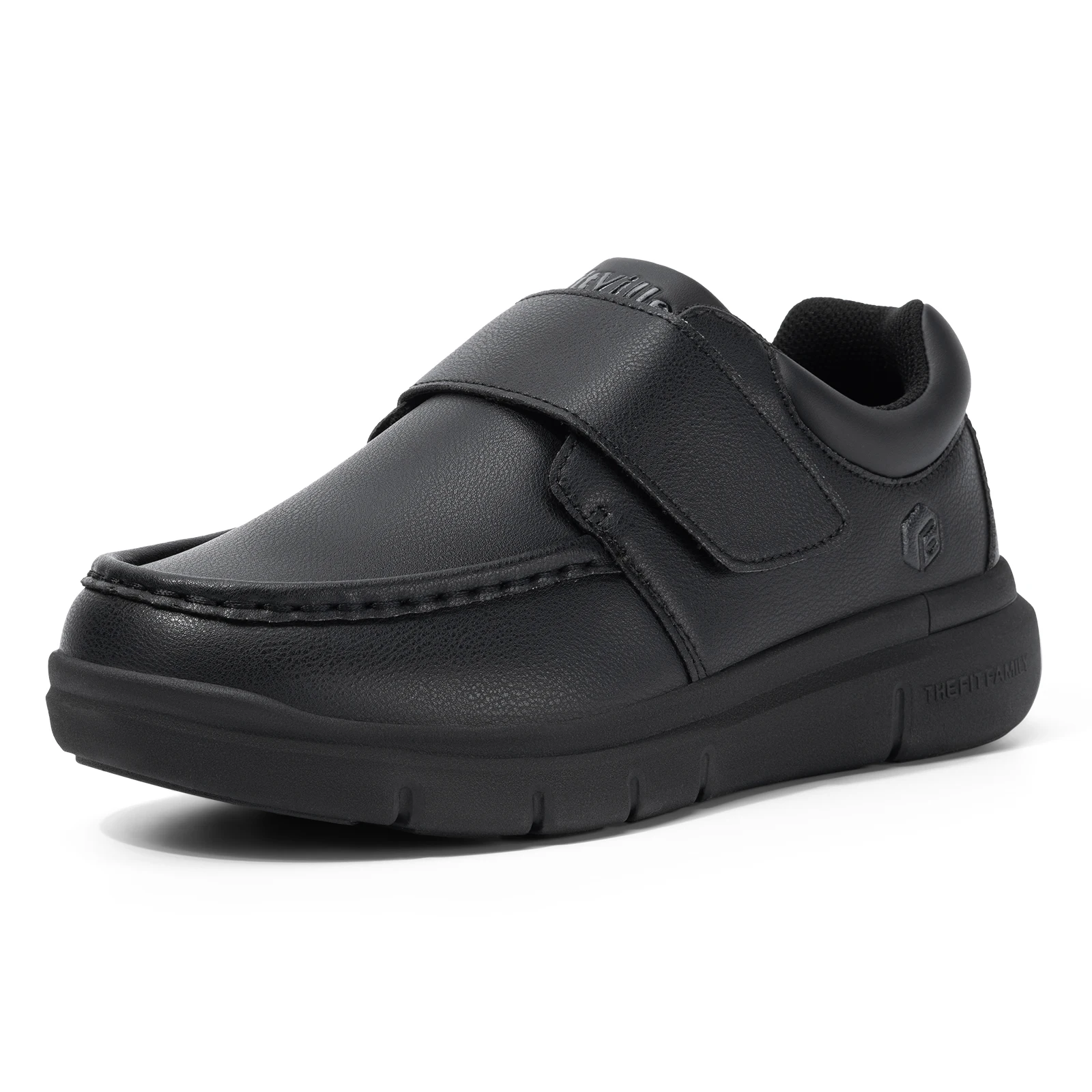 Fittington Men's Diabetic Shoes Extra Wide Toe Walking Shoes for Men Leather Oxford Comfortable Dress Business Casual Sneakers