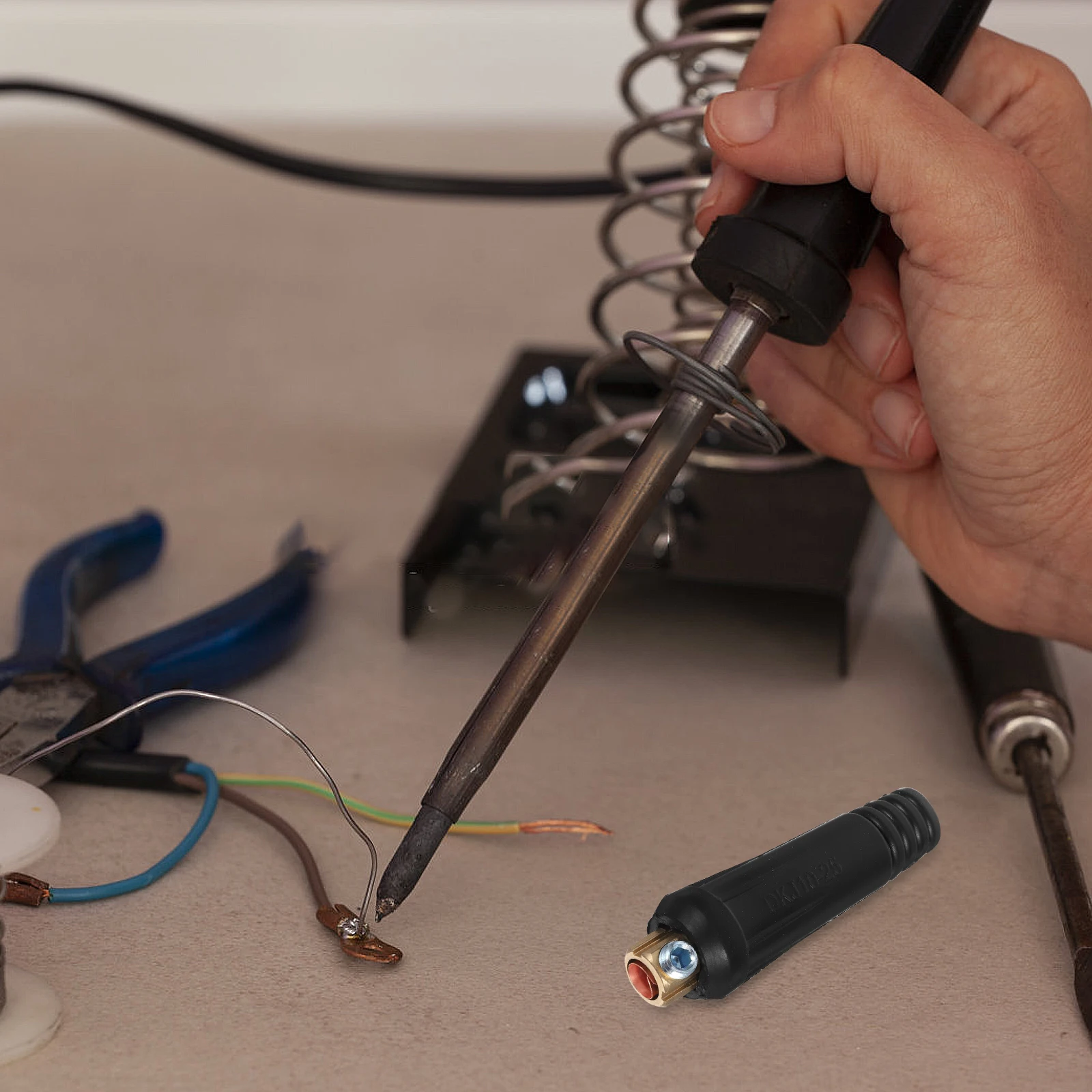 

1 Set Electric Machine Socket Cable Quick Connector Copper Fitting Secure Connection Professional Panel Terminal Welding