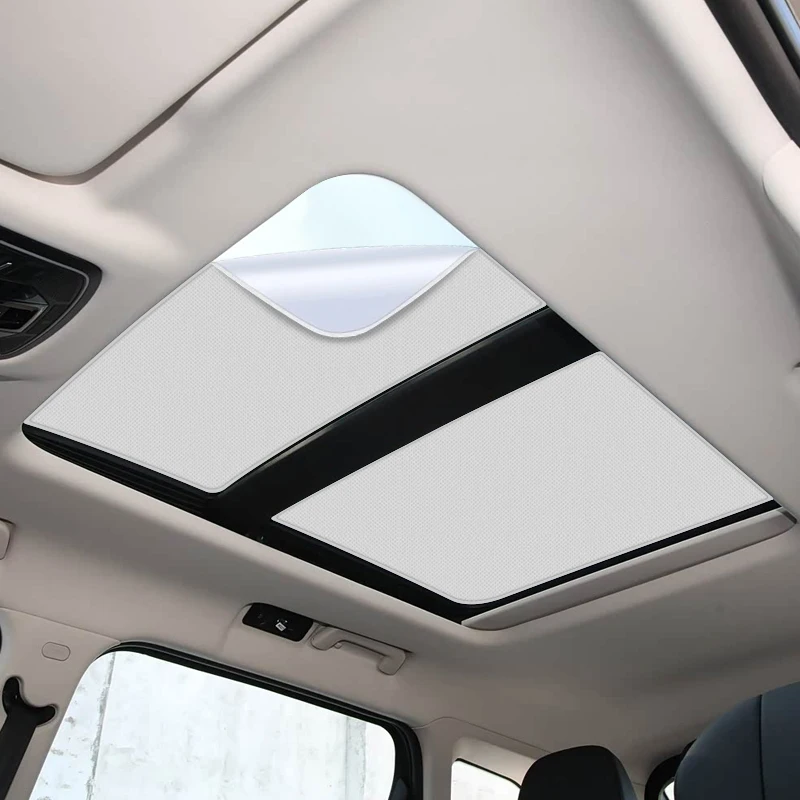 Car Suede Fabric Anti-uv Electrostatic Adsorption Sunroof Sunshade For CHERY EXEED TXL 2021-2026 Auto Heat Insulation Skylight