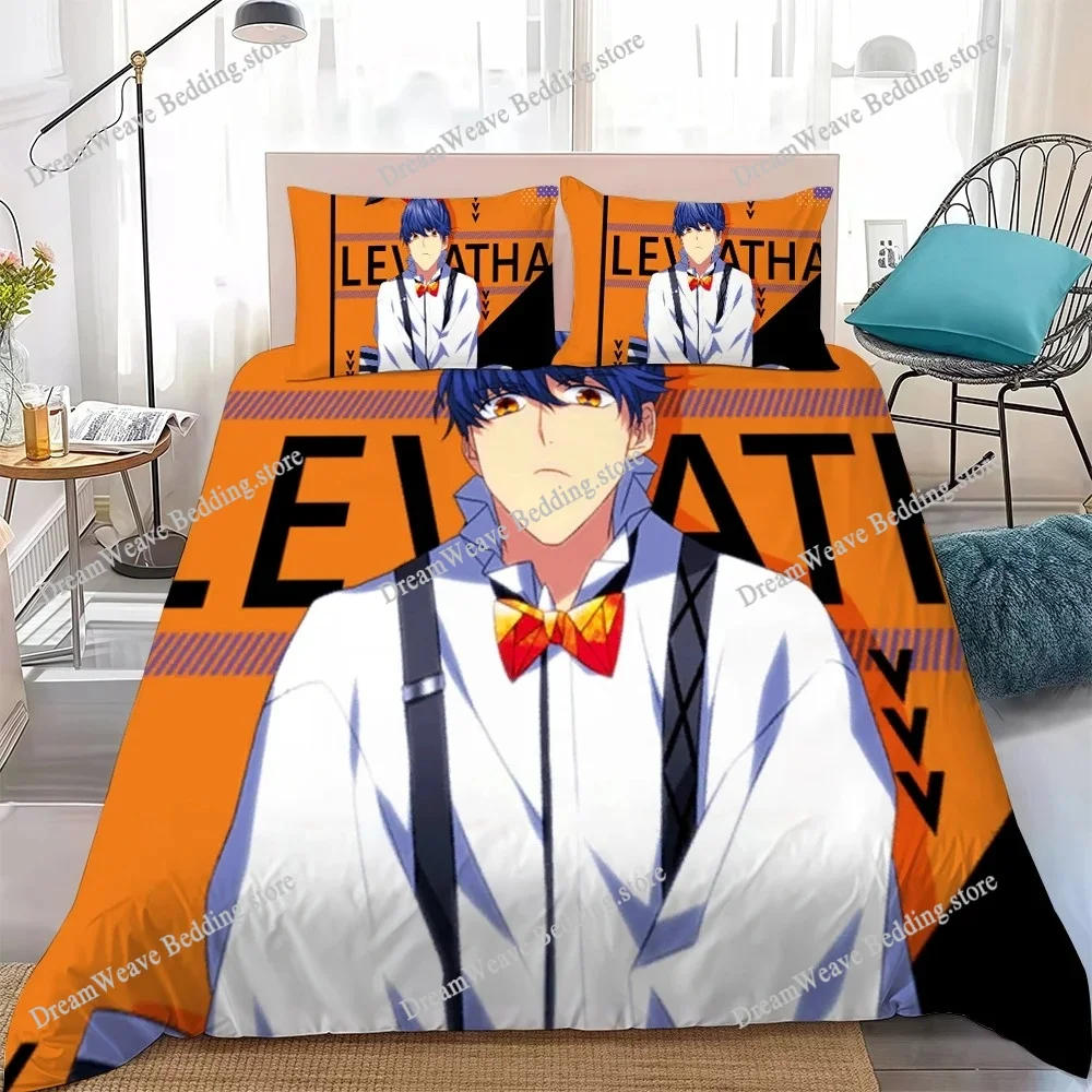 

O-Obey Me! Game Duvet Cover Set Home Style Bedding Soft Laundry Cotton Bed Student Dormitory Gift