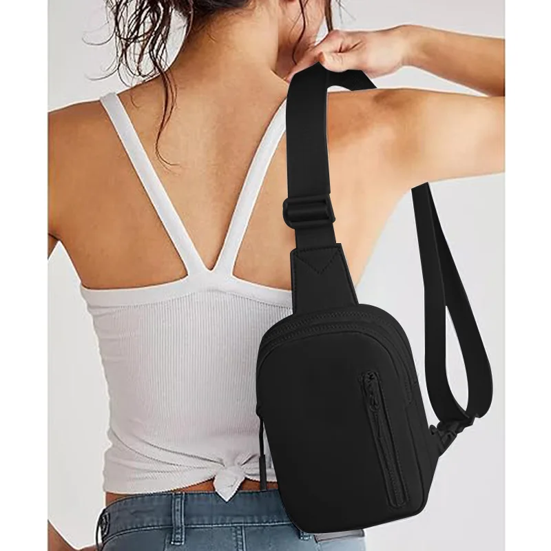 Kleine Brusttasche Hüft taschen für Frauen Geschenk Mode lässig Mädchen Gürtel tasche quadratische Tasche weibliche Schulter Umhängetasche Umhängetasche – Detail 2