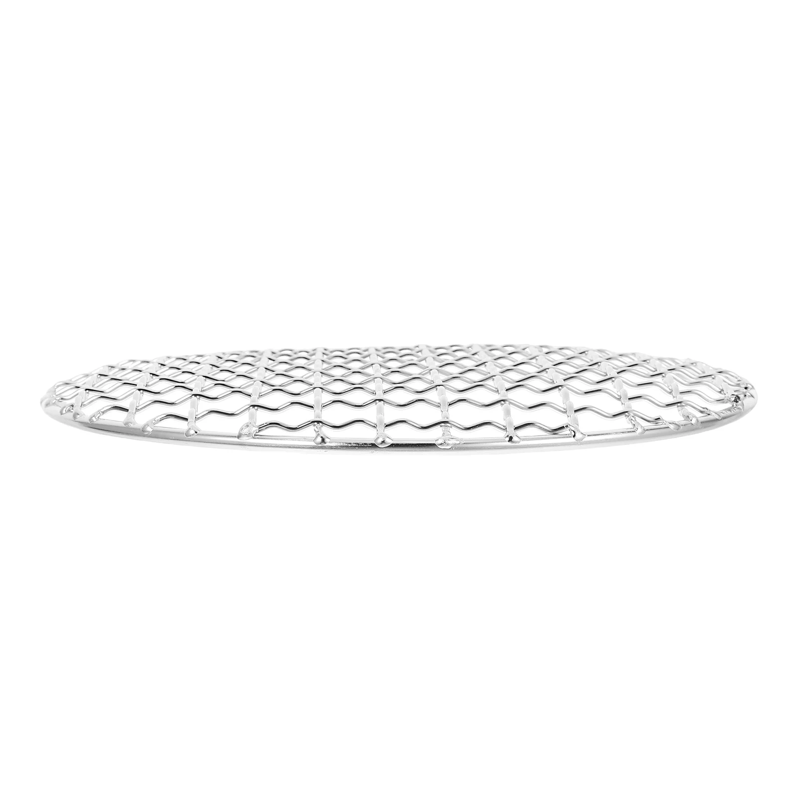 

1pc BBQ Grate Stainless Steel Cooking Grid Round Rack Durable Even Heating Versatile Campfire Grill Wire Mesh Metal barbecue Mat