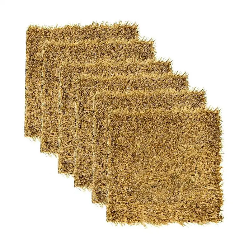 

6Pcs Natural Coconut Palm Chicken Nesting Pads Hens Nest Mats Multi-role Poultry Supplies For Laying Eggs Chicken Coop