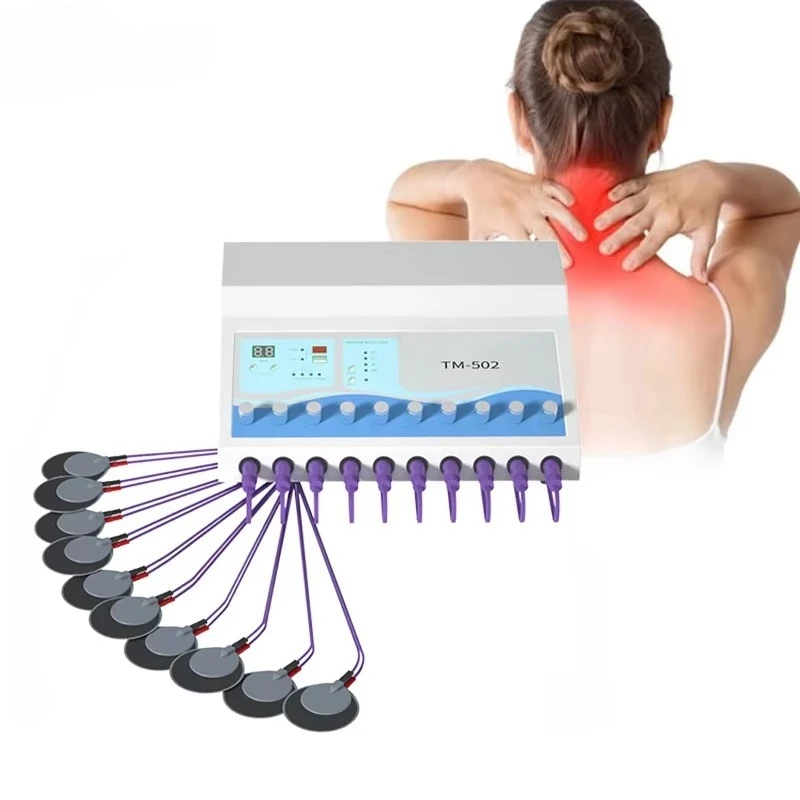 Electric muscle stimulator for professional body sculpting and cellulite with training function