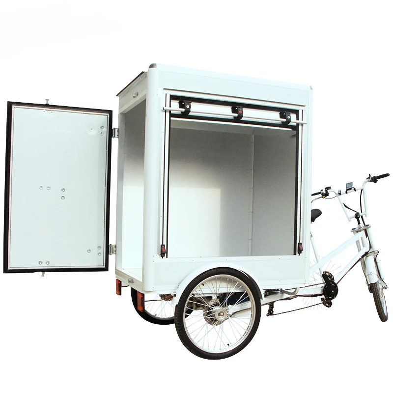 electric cargo bike cargo tricycle 3 wheels big volume bike electric heavy loading bicycle