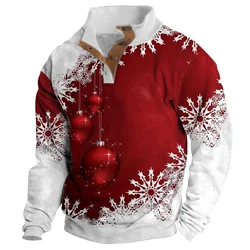 Christmas Sweatshirts Men 3D Print Hoodie Autumn Fashion Streetwear Festival Casual Oversized Hoodies Men Clothing Unisex