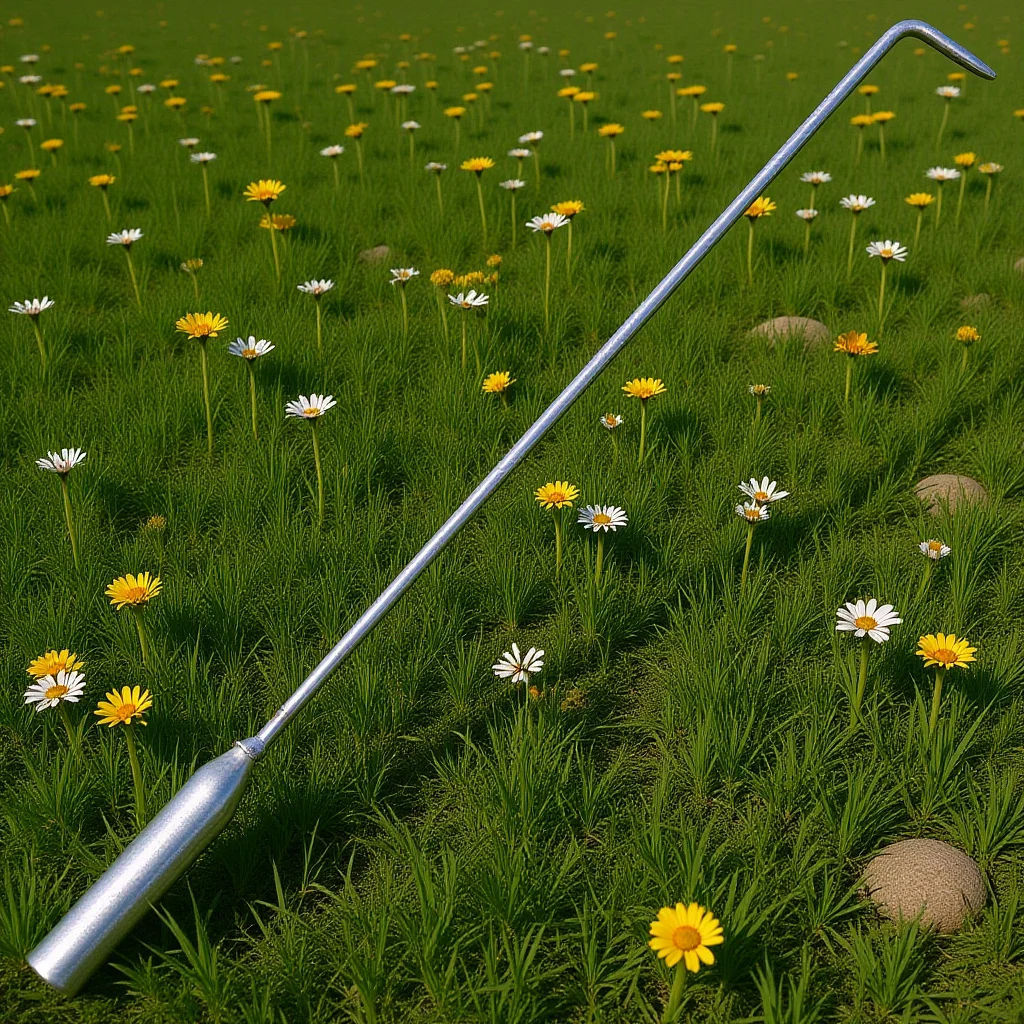 بوكر فاير من الحديد الرائع، مقبض طويل للاستخدام متعدد الاستخدامات في المنزل والخارج، بوكر مدفأة Bbqs #6