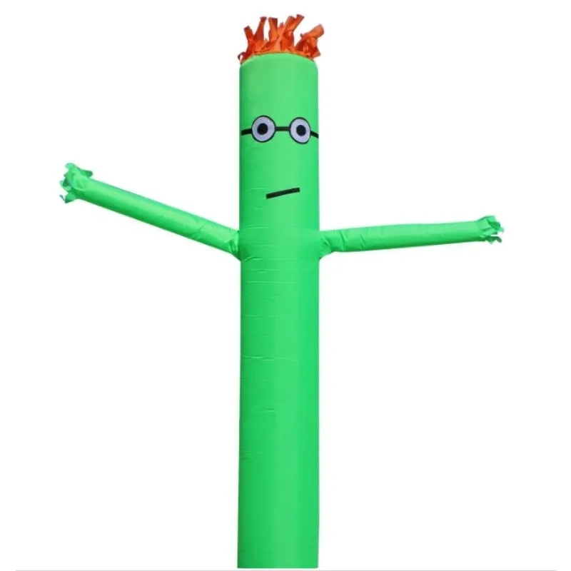 

10-foot inflatable tube man, sky dancer for eye-catching advertising（Green）