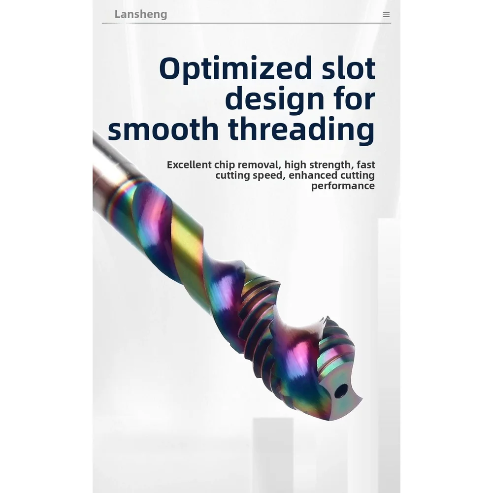 

FOR M35 Cobalt HSS Spiral Tap Set For Aluminum Alloy Machine Screw FOR M3 M5 Cobalt High-speed Steel HSS-CO Tap