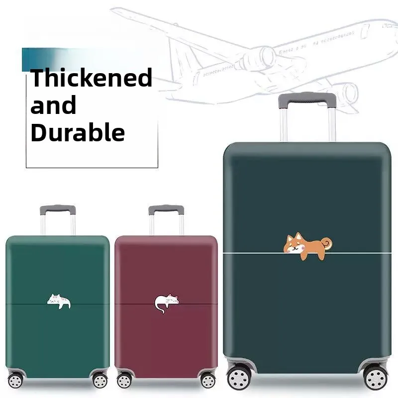 

Thickened Wear-resistant Travel Luggage Protection Cover Elastic Carry-on Holder Suitcase Outer for 20 24 26 Inch Bags