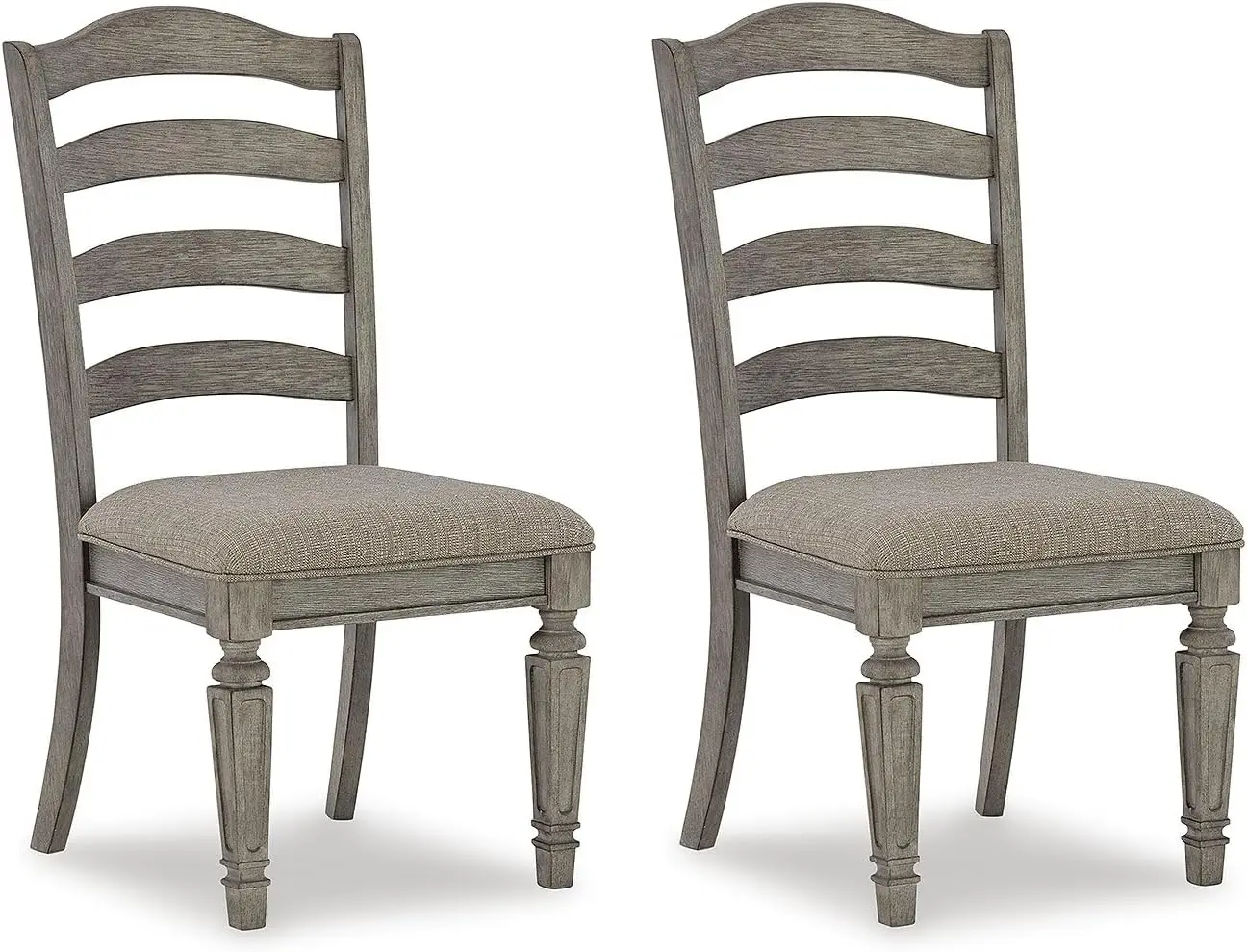 

Lodenbay Classic Farmhouse Weathered Dining Chair, Set of 2, Antique Gray