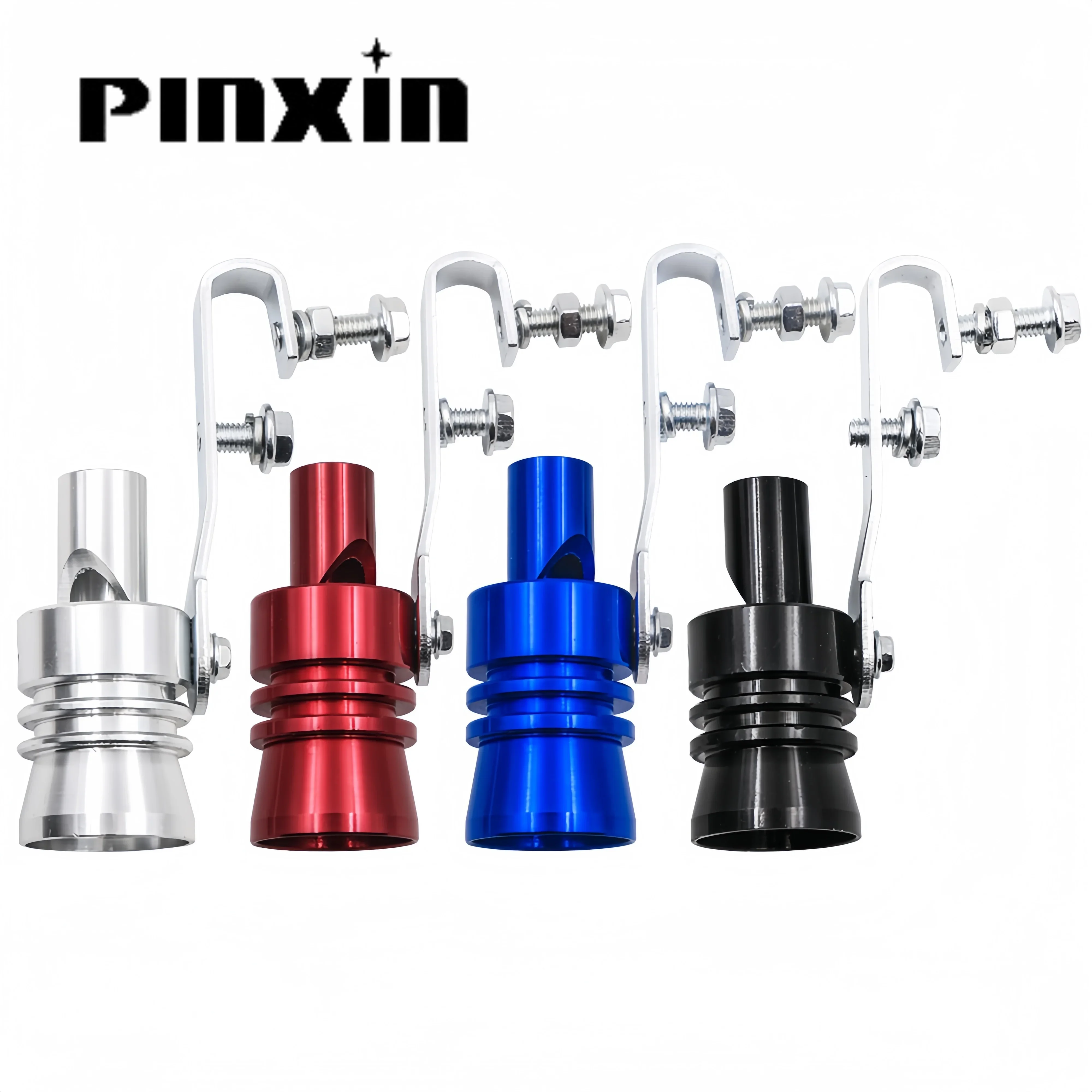 UniversalAuspuff Gefälschte Turbo Pfeife Rohr Sound Schalldämpfer Blow Off Auto Styling TunningHot verkauf 1PC Simulator Whistler S/M/L/XL