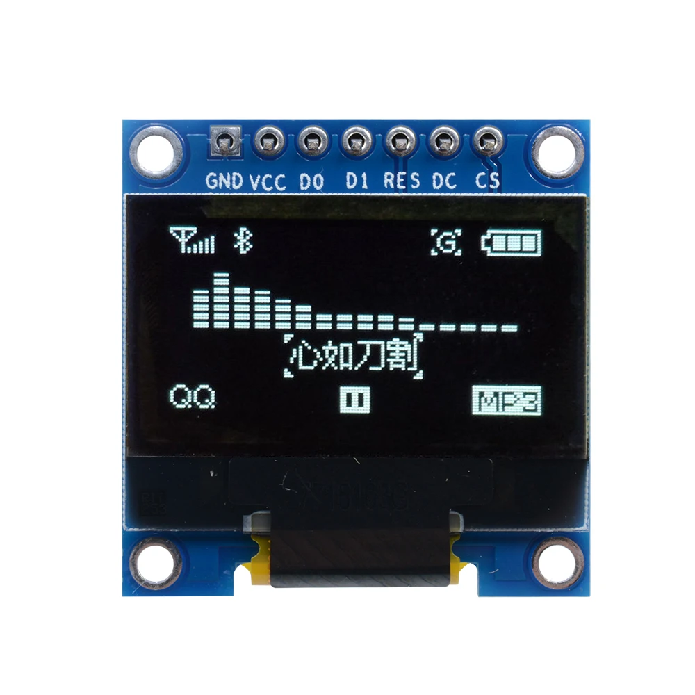 0.96" Inch OLED Display Screen Module SSD1306 I2C IIC Serial 128x64 LCD Screen Board 3.3V-5V White Blue Yellow for Arduino