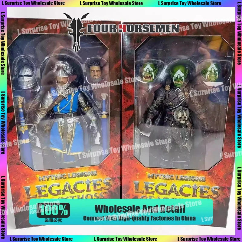 Four Horsemen Studios Mythic Legions Legacies Of Mythoss Wave 1, erregte Otho Urzokk Anime Actionfigur Kinderspielzeug Geschenke