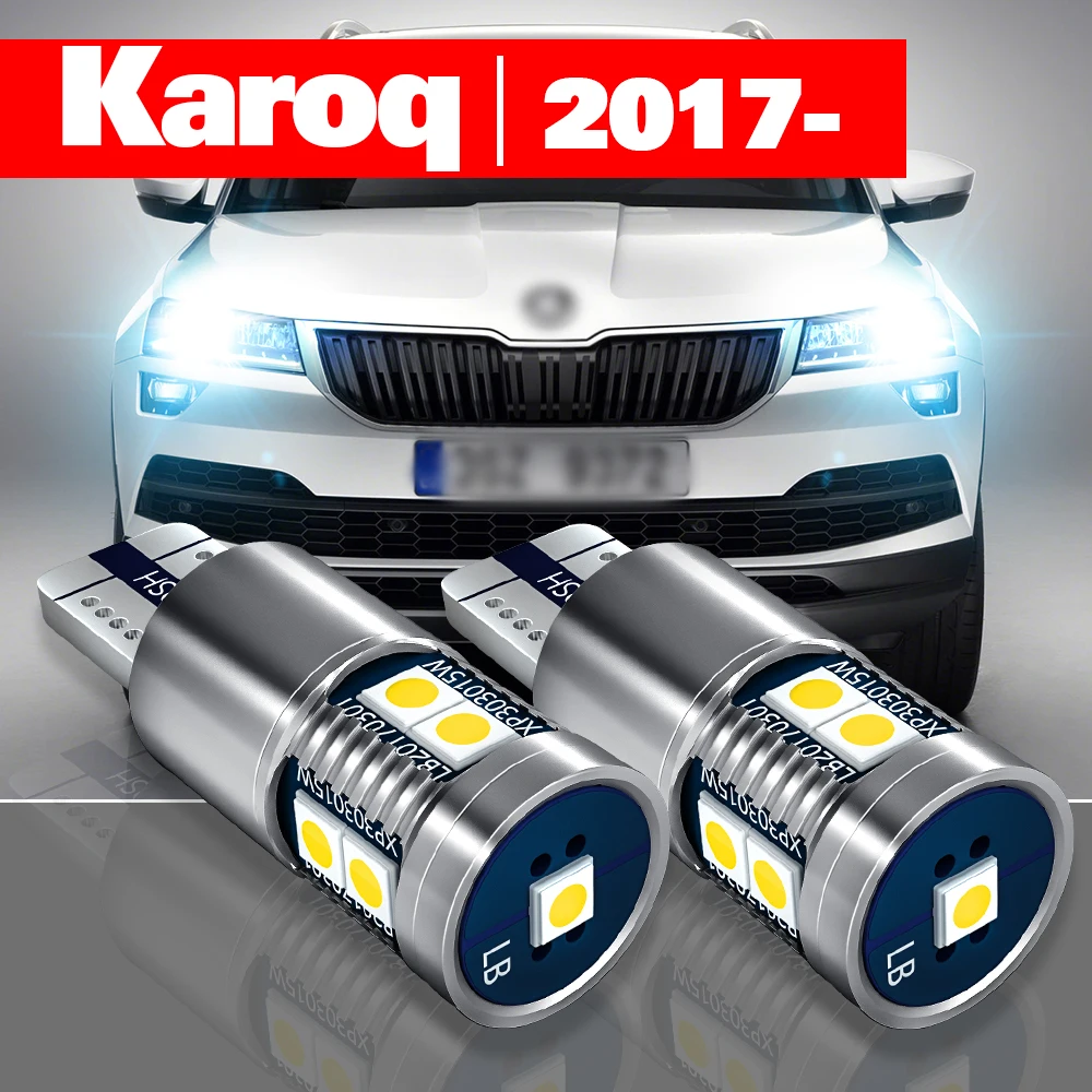 

For Skoda Karoq 2017-2021 2pcs LED Parking Light Clearance Lamp Accessories 2018 2019 2020