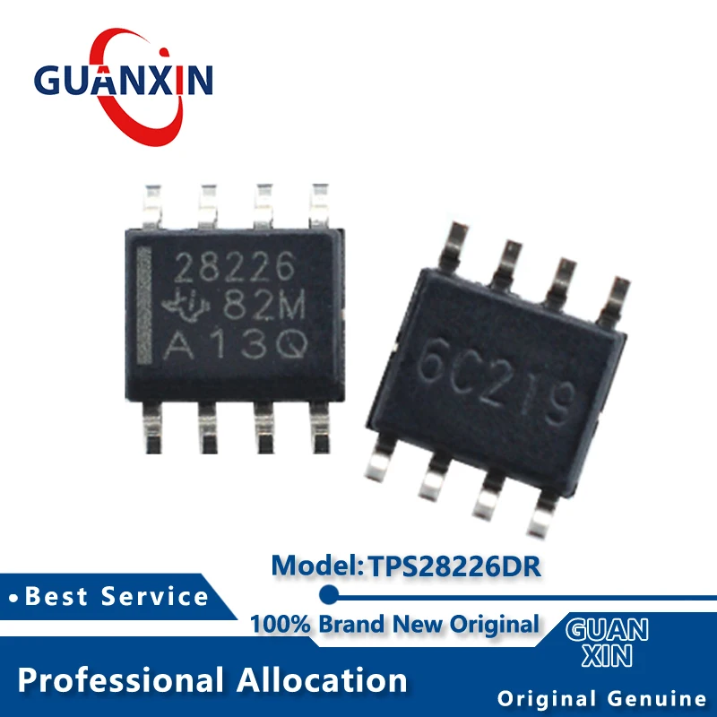 

100% New Electronic TPS28226DR TPS28226D Marking 28226 VQFN-8 TPS28226