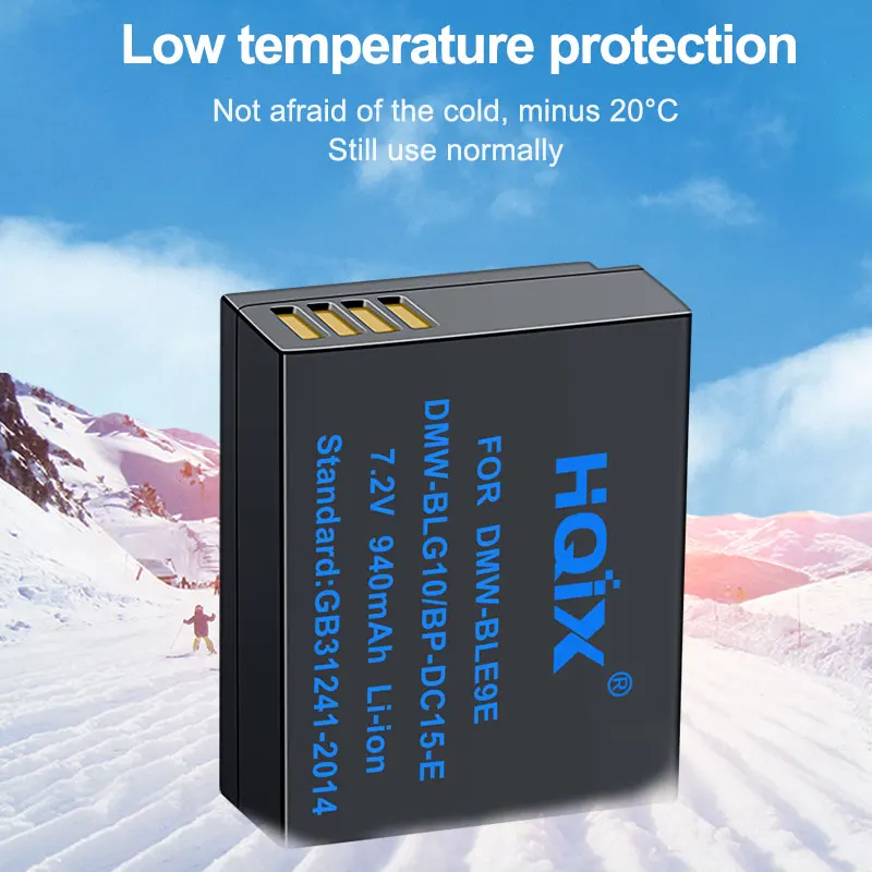 HQIX ل Leica D-Lux7 لوكس D6 D-LUX Typ109 C-LUX كاميرا BP-DC15-E شاحن بطارية