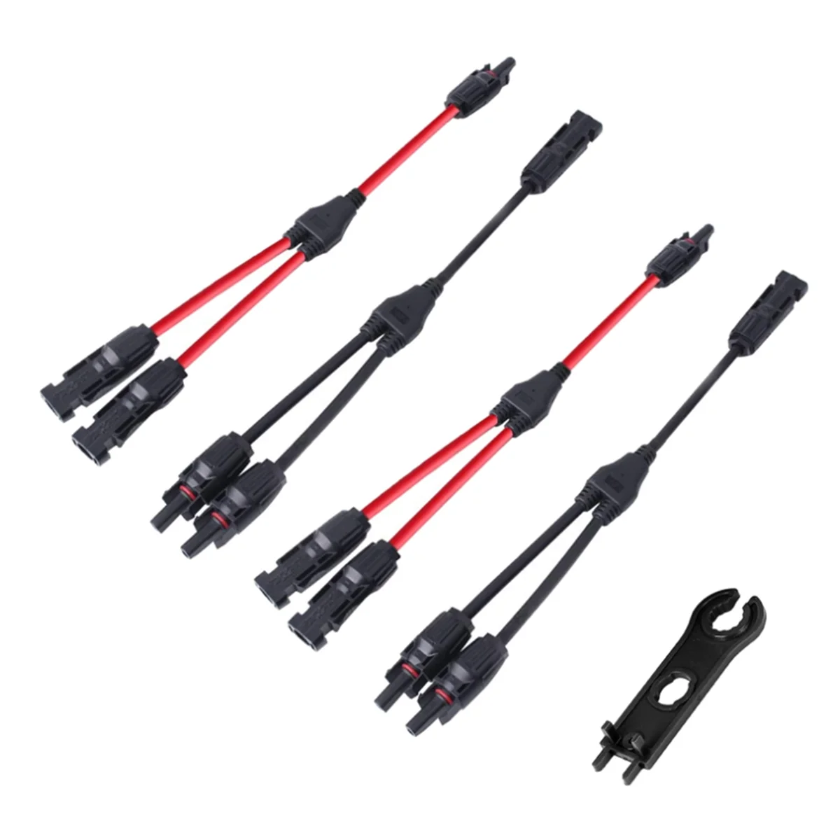 2025+ Y Branch Plug 1 to 2 Parallel Connection Solar Connector Photovoltaic Panel Adaptor of Battery Plate Assembly Group Line