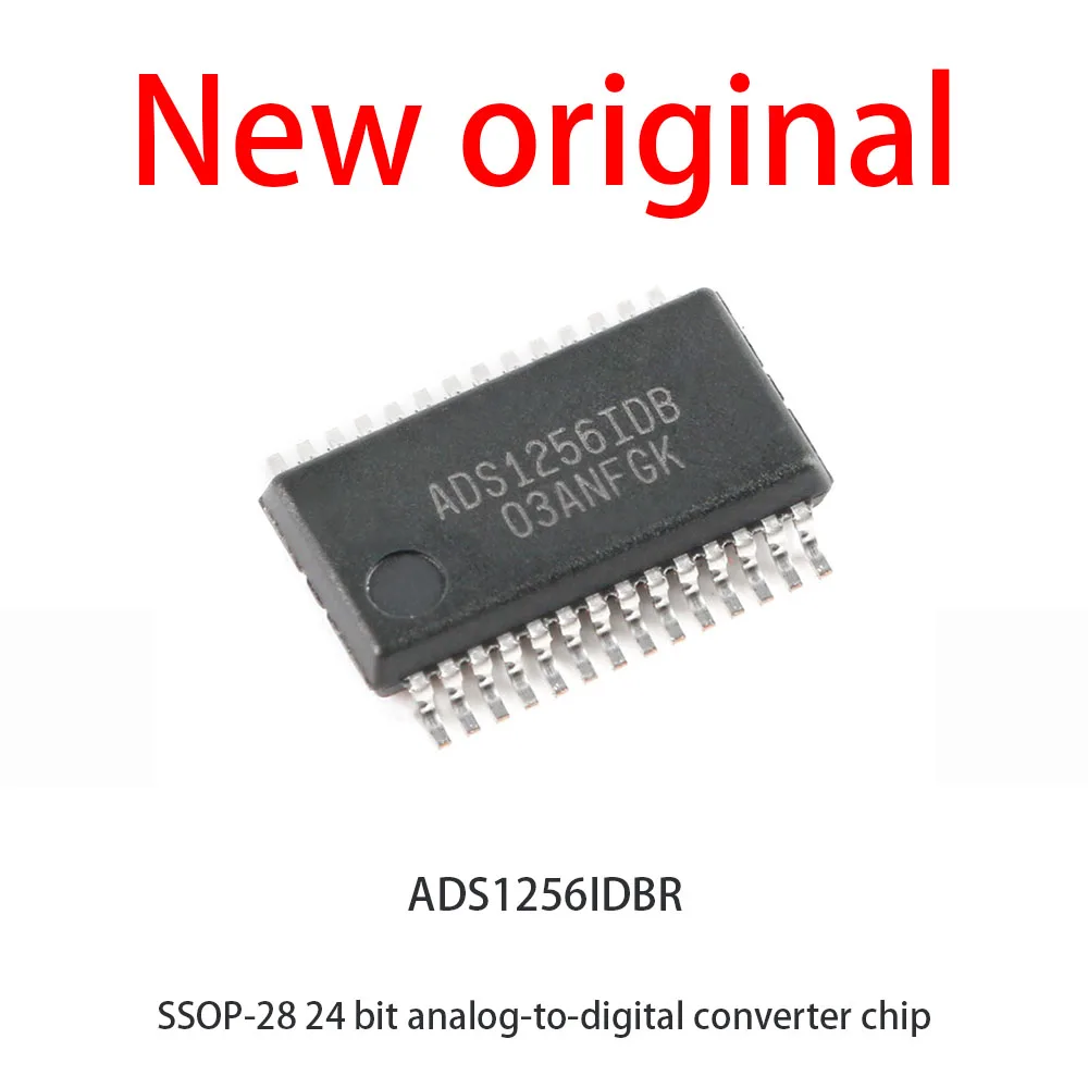5Pcs/Lot New original ADS1256IDBR SSOP-28 24 bit analog-to-digital converter chip