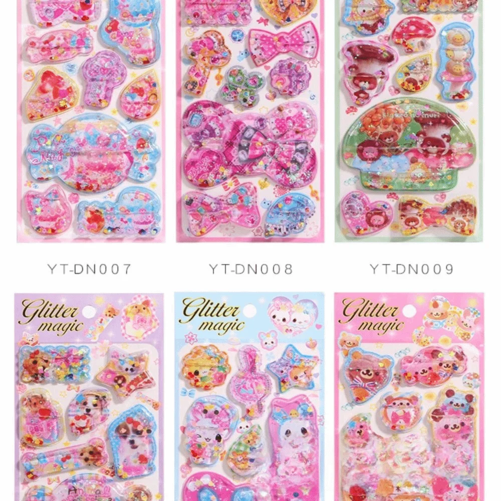 

Милый дизайн с блестками, 3D наклейка в виде встряхивания, кавайный чехол для телефона из ПВХ, украшение, креативный дизайн, индивидуальный дизайн, наклейка в стиле ретро Y2K