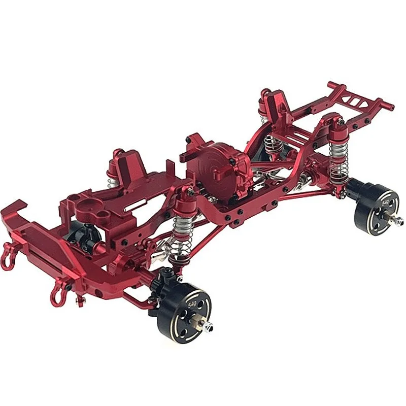 Fit for MJX 1/18 H18P RC Car All Metal Frame, Supports DIY, Original Car Set Can Be Directly Transplanted and Installed
