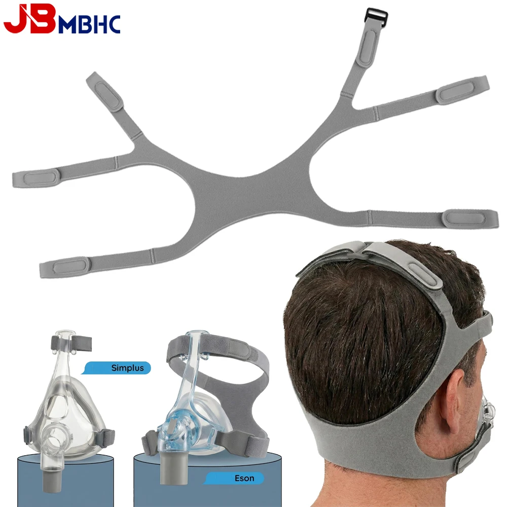 1/2 шт. сменный ремень для крепления CPAP-аппарата для Eson 2, Eson, Simplus, мягкий тканевый ремень для головы, дышащий, для надежной и комфортной посадки.