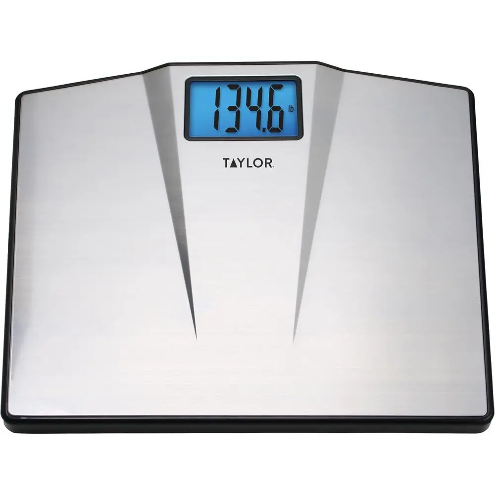 

Stylish Silver Digital Bathroom Scale, Single Pack