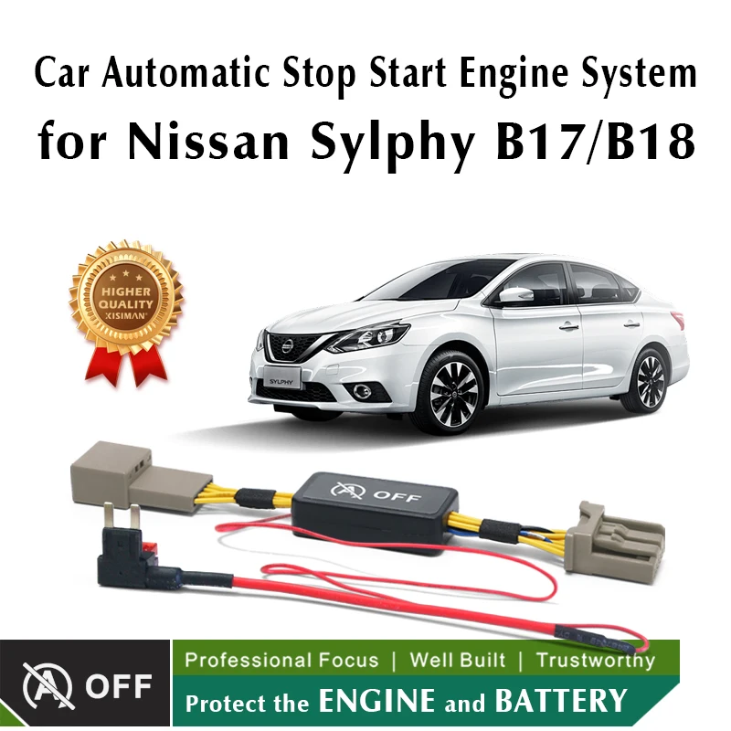 

Car Start Stop Close Module Starters For Nissan Sylphy B17 B18 Car Auto Stop Start Engine System Smart kit