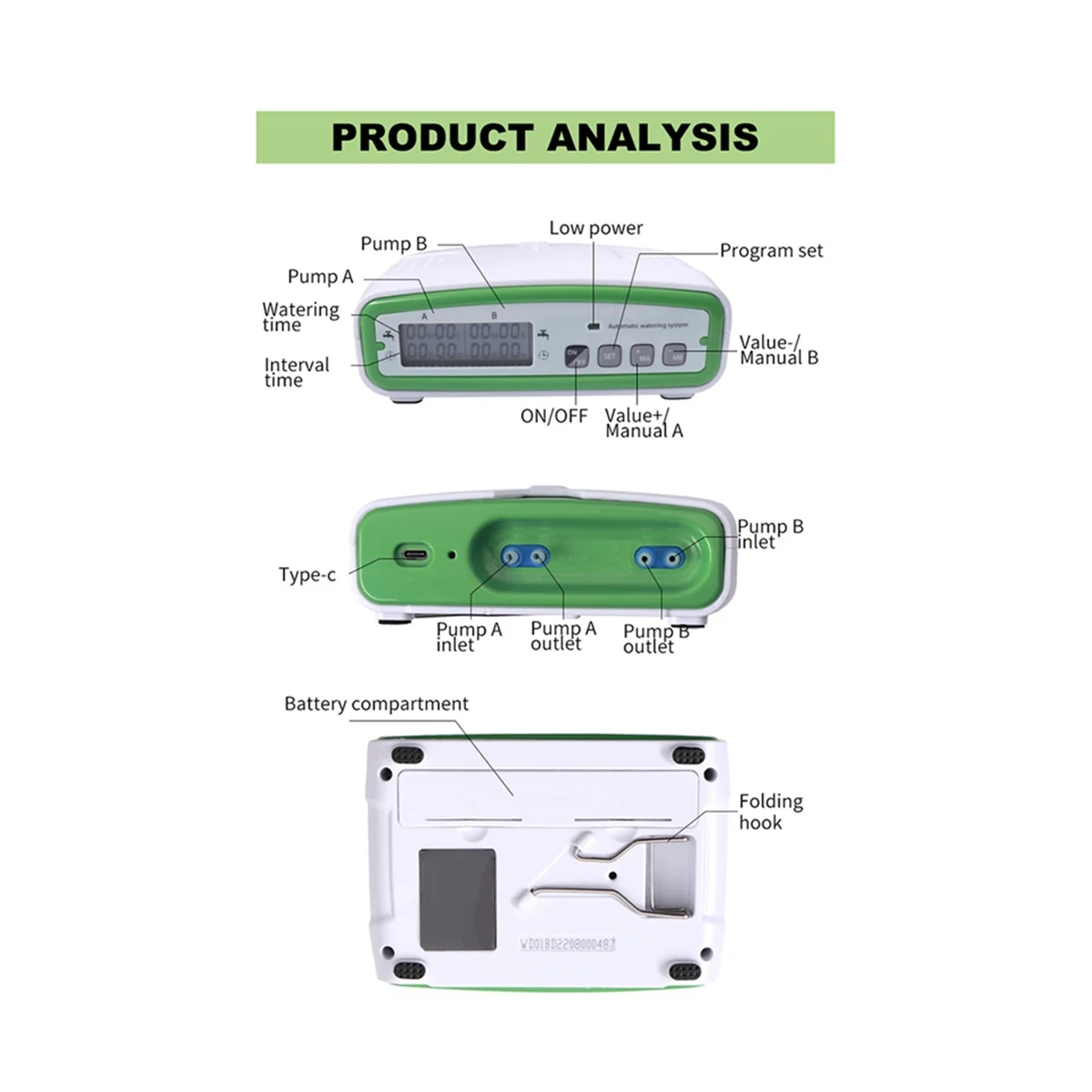 Intelligente automatische Tränke Topfpflanze Timing Bewässerung Garten Balkon Tropf bewässerung Sprinkler anlage