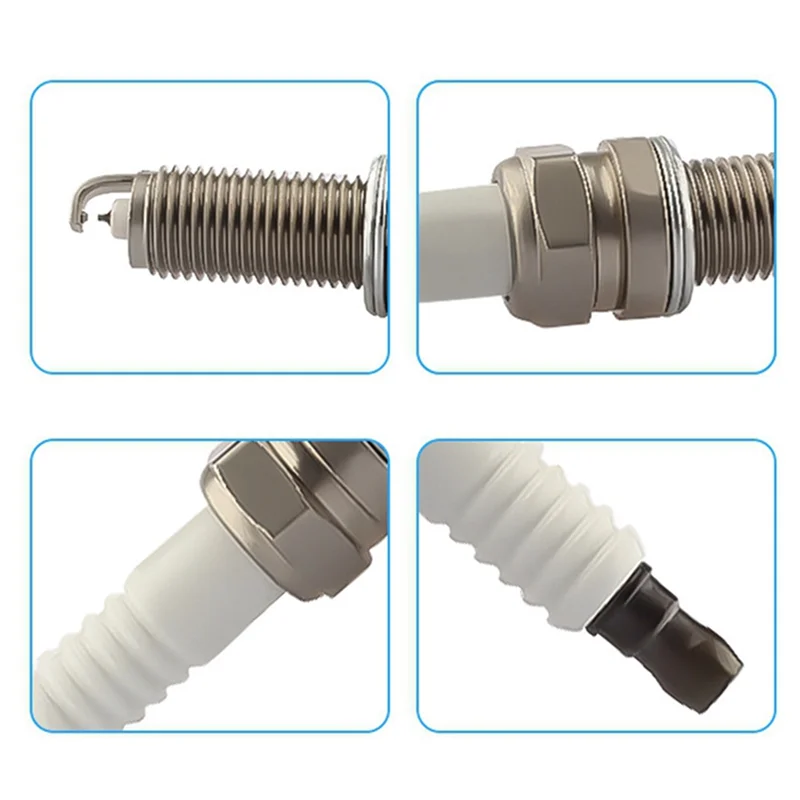 

Excellent-4PCS Car Iridium Spark Plugs 18847-11160 1884711160 FXU16HR11 For Hyundai Kia Santa Fe Sonata Optima Sorento
