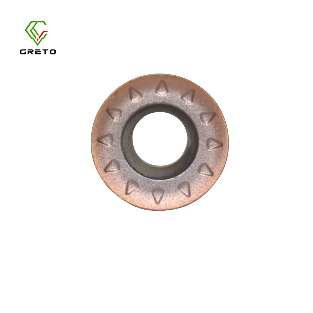 GRETO RPMT08T2MOE-JS GT4202 GT4204 Твердосплавная торцевая фреза RPMT 08T2 MOE-JS RPMT 08T2MO