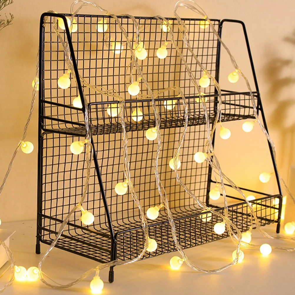 1pc LED String Light Camping Lantern Tent Light Outdoor Portable Wear-Resistant Durable Party Decoration Canopy Lamp for Hiking