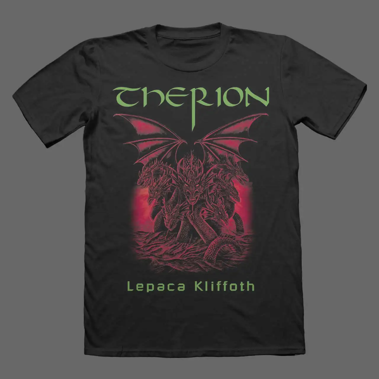 

Therion Lepaca Kliffoth Peripheral Pattern Print Summer Luxury Brand Cotton Men's and Women's T-shirt Short Sleeve