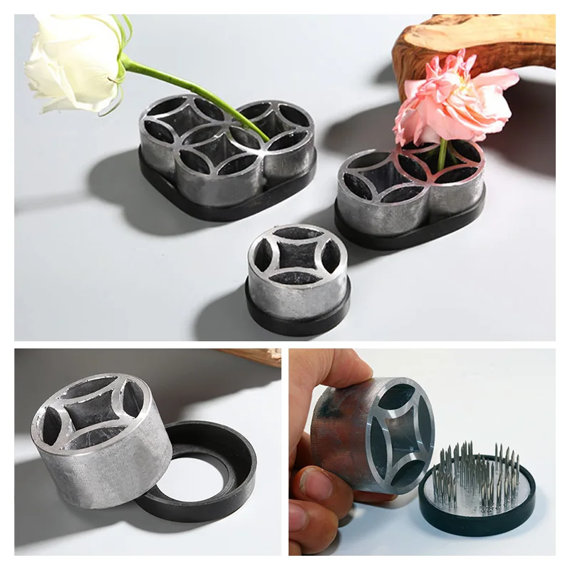Japanese Ikebana Shippo Dome Flower Art Fixed Tool Kenzan Floral Garden Holder Frog Arrangement Insert Base Tools Accessories