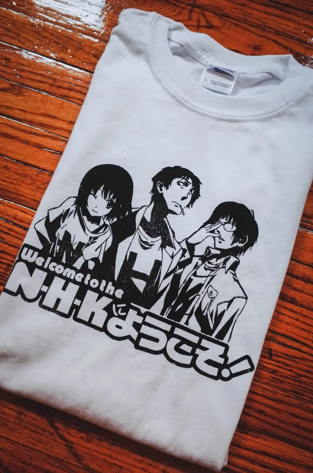 Welcome To the NHK Vintage T-Shirt, Anime Manga Otaku, Hikikomori, Steins Gate long or short sleeves