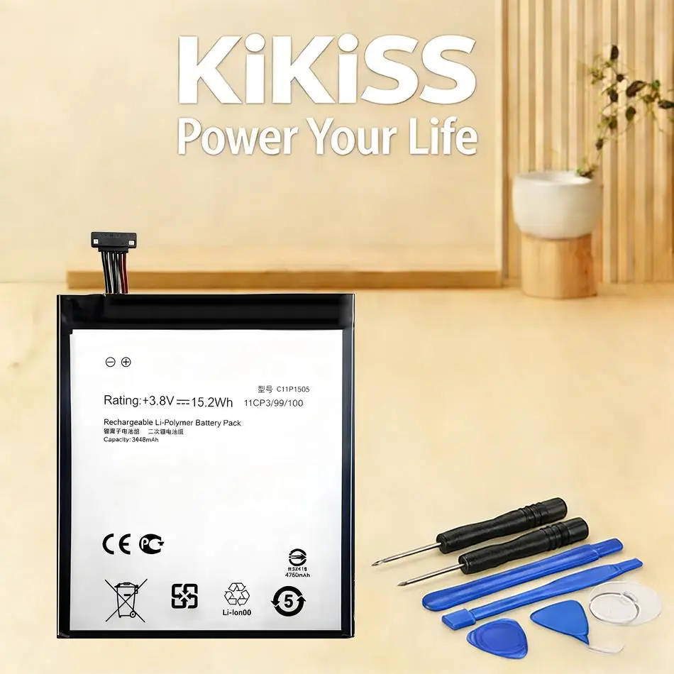 

High Capacity Stable 3948Mah C11P1505 Tablet Battery For Asus Zenpad 8.0 Z380KL P024 Z380C P022 Z380CX