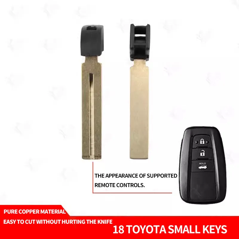 for 18 Toyota smart card keys 18 Camry smart card mechanical emergency smart card keys