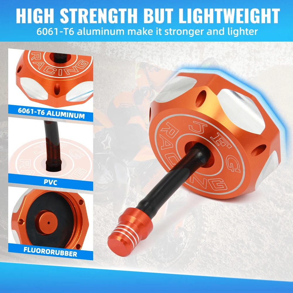 Xe Máy CNC Khí Nắp Bình Xăng Dành Cho KTM Mini SX EXC EGS MXC LC4 50 85 105 125 200 250 300 350 400 450 520 525-625 Enduro