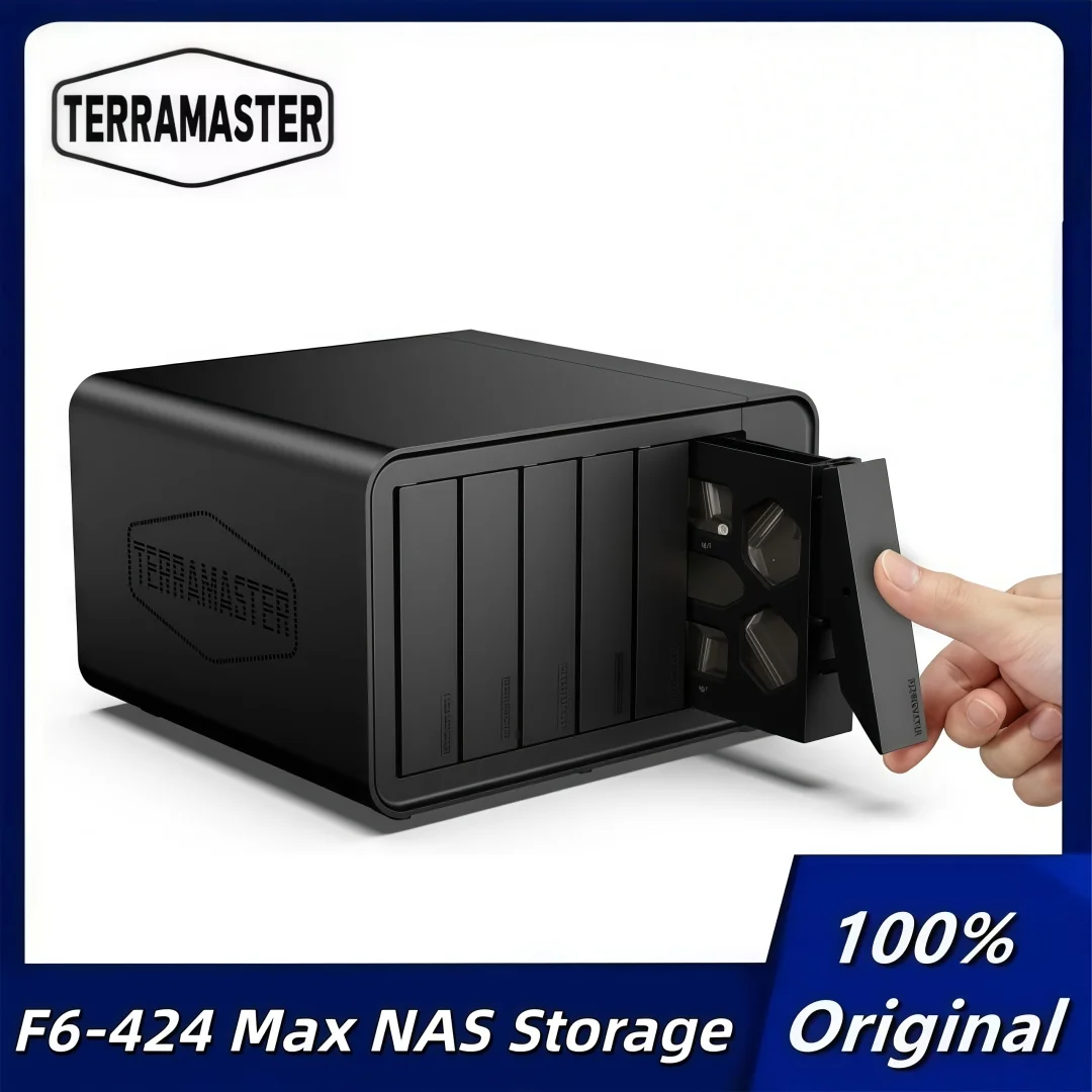 

TERRAMASTER F6-424 Макс. 6 отсеков NAS для хранения (без дисплея)