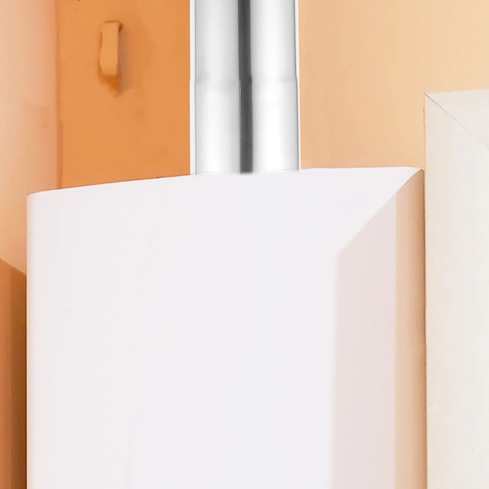 

Комплект из 1 комплекта усиленных вентиляционных труб из нержавеющей стали, включая прямой соединитель-колено для системы вытяжки и дымохода.