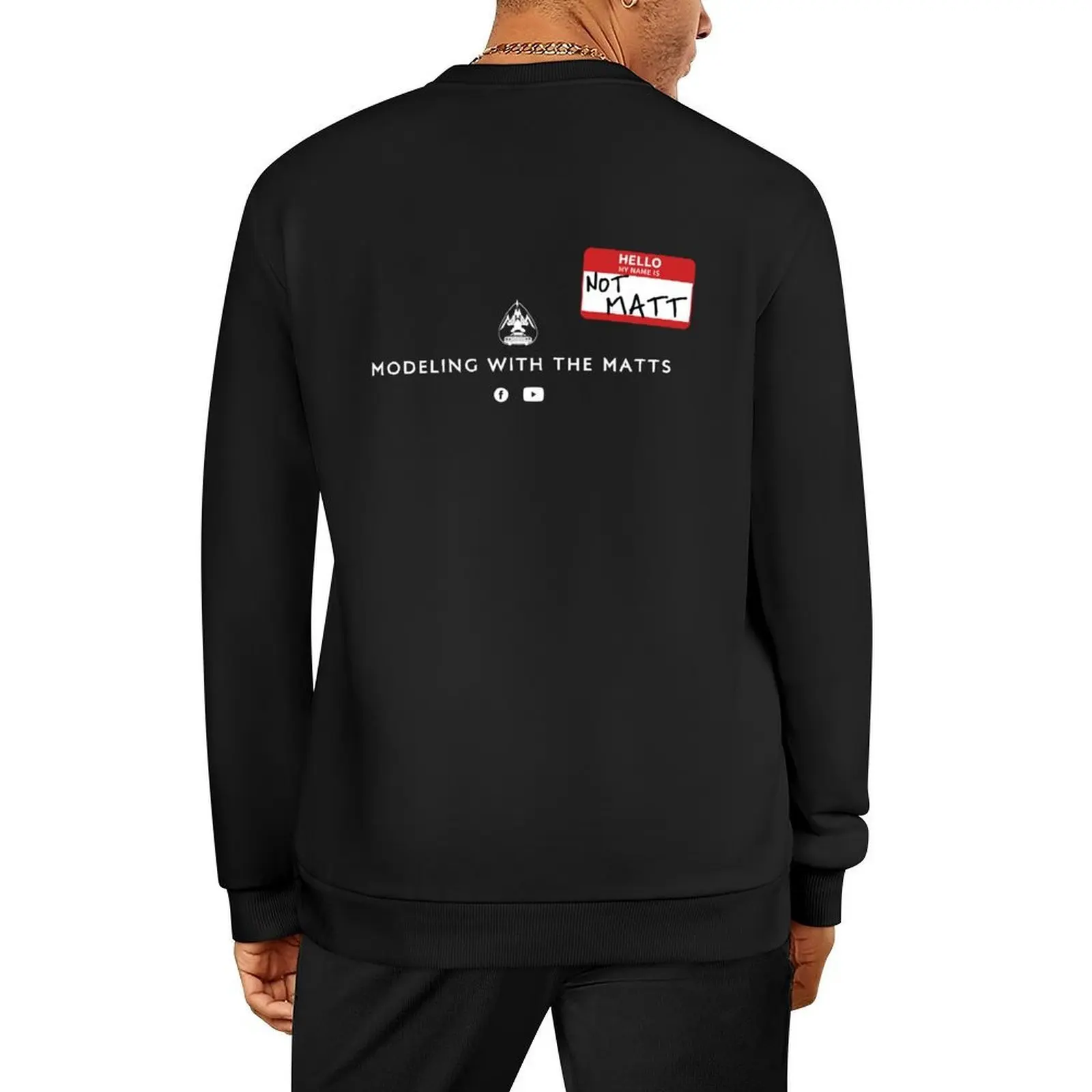 

Hello, My Name is Not Matt Pullover tracksuit male clothes aesthetic clothing men's autumn clothes sweatshirt for men