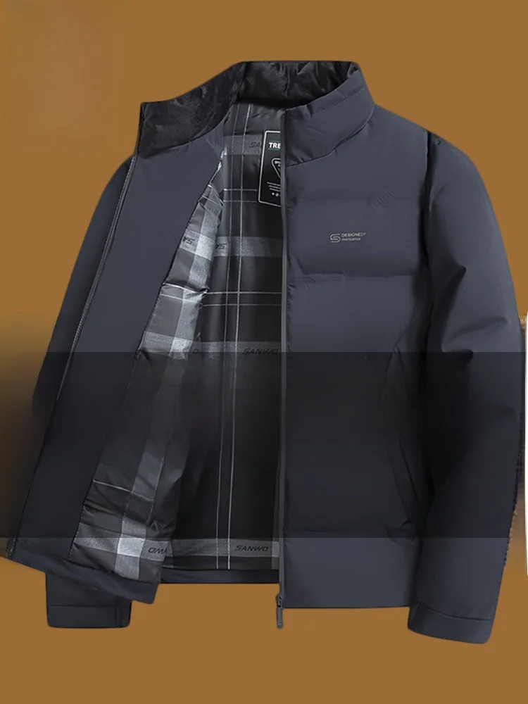 

Мужская зимняя теплая куртка Kangaroo с воротником-стойкой, хлопковая, свободного кроя, повседневная верхняя одежда, модная городская утепленная модель для мужчин